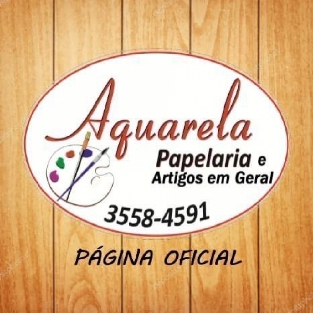Logo Papelaria Aquarela