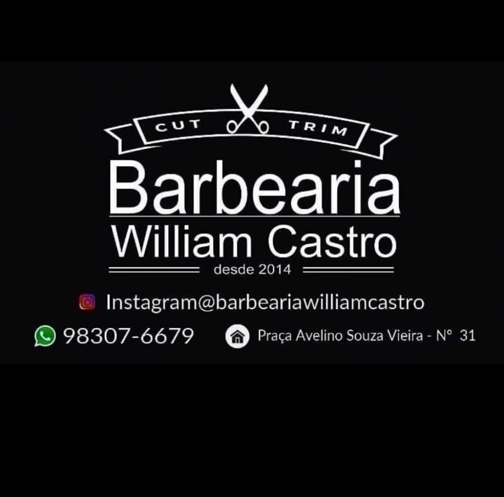 Logo Barbearia William Castro