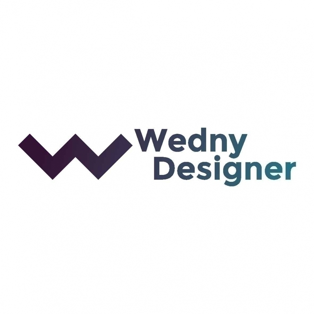 Logo Wedny Designer Gráfico