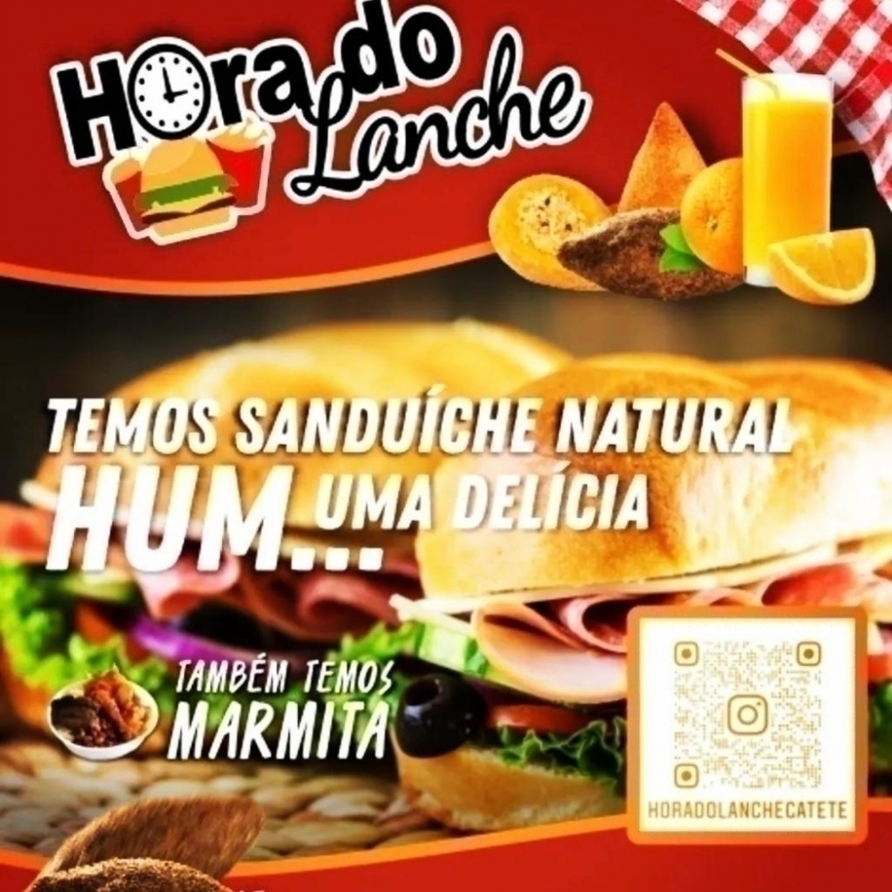 Logo Lanchonete Hora do Lanche