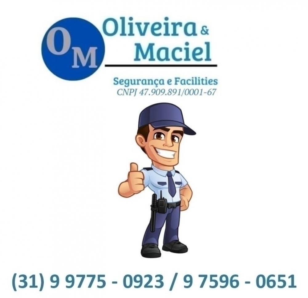 Logo Oliveira & Maciel Seguranca e Facilities
