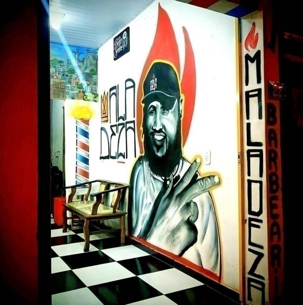 Logo Barbearia Maladeza