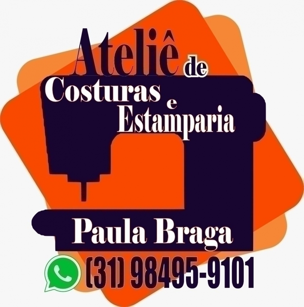 Logo Ateliê de Costura e Estamparia Paula Braga