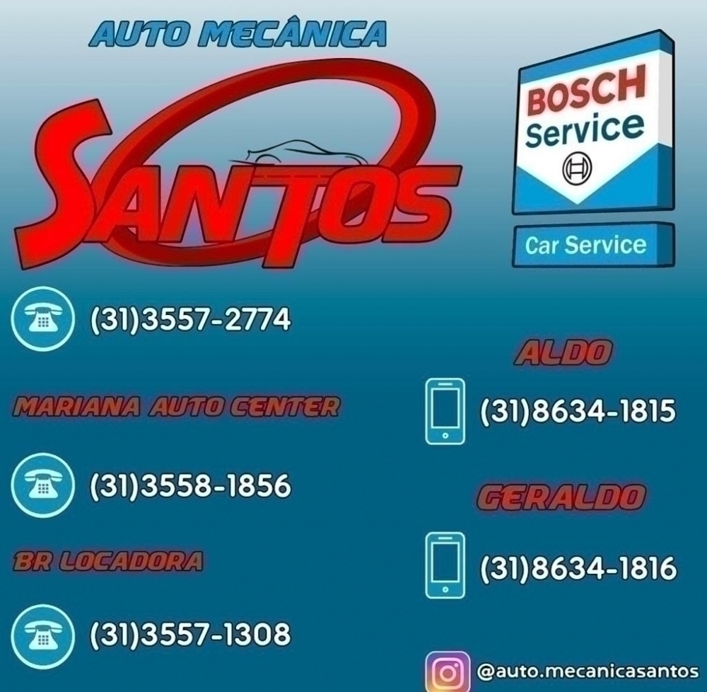 Logo Auto Mecânica Santos