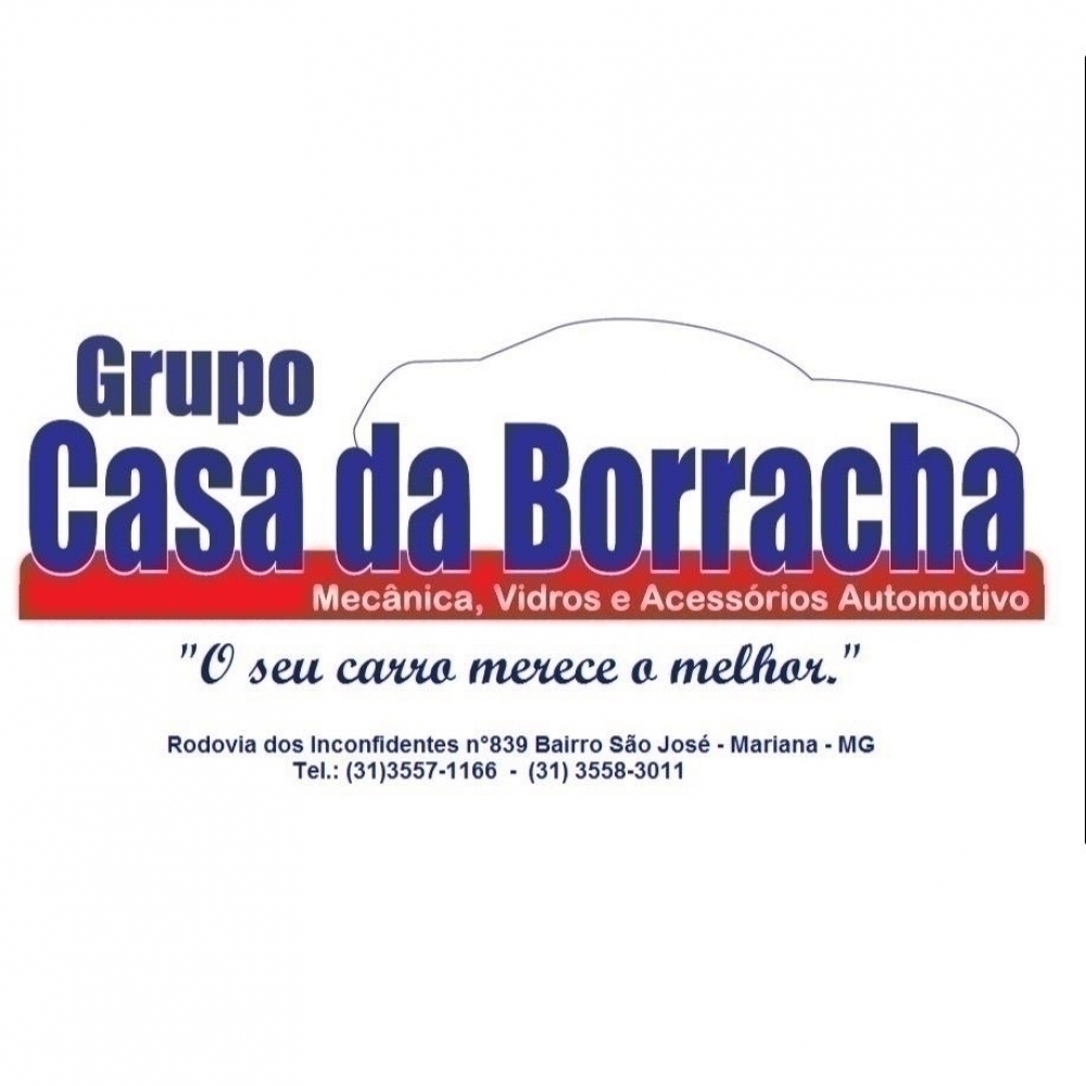 Logo Casa da Borracha Peças e Serviços