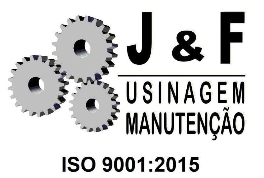 Logo J&F Usinagem e Manutenção