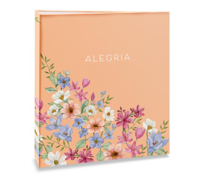 Álbum de fotos floral